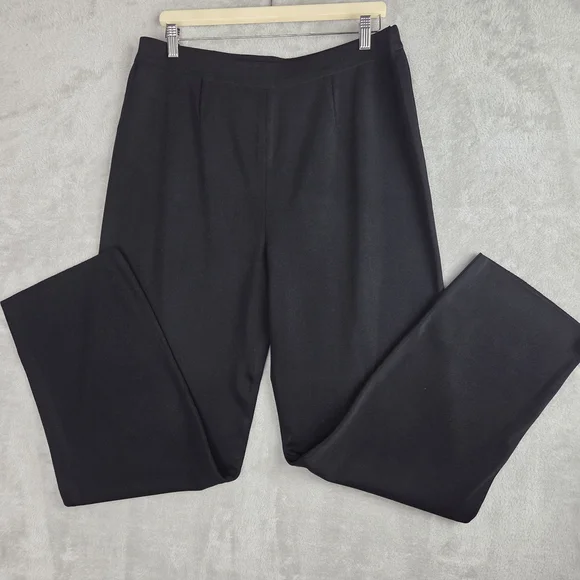 Misook Black Dress Pants Classic Style - Picture 5 of 7